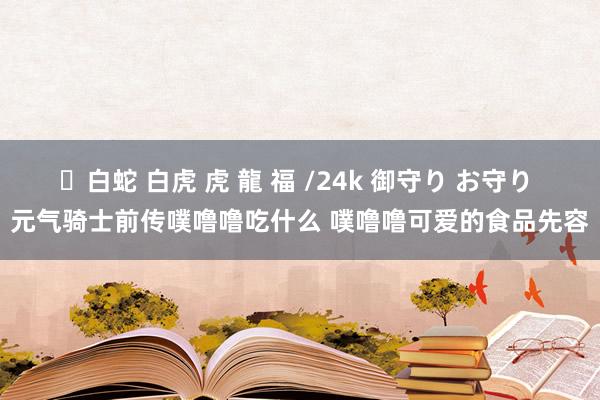 ✨白蛇 白虎 虎 龍 福 /24k 御守り お守り 元气骑士前传噗噜噜吃什么 噗噜噜可爱的食品先容